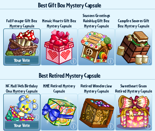 Does anyone know where you can view gift box capsule items? : r/neopets